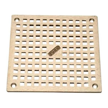 Zurn Zurn 8" x 8" Square Floor Drain W/Screws, Nickel PN400-10S-GRID-W/SCR